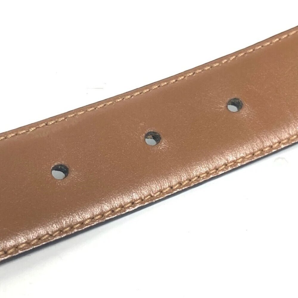 GUCCI 036・519・2964 vintage GG logo buckle Accessories belt Black/GoldHar... - Picture 11 of 16